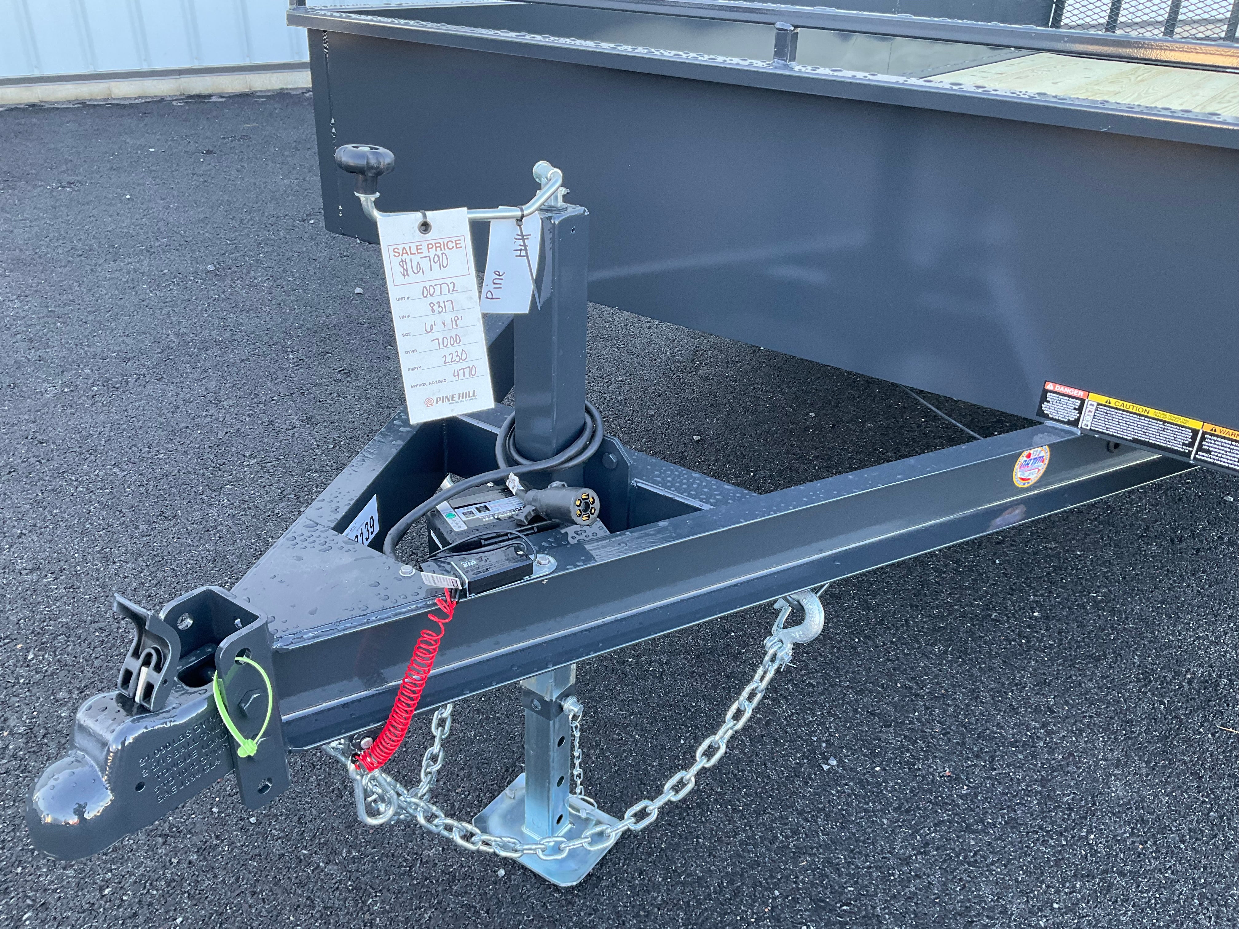 2026 Belmont LT618SS-7k Solid Side Landscape Trailer (SKU-00772) - Image 8