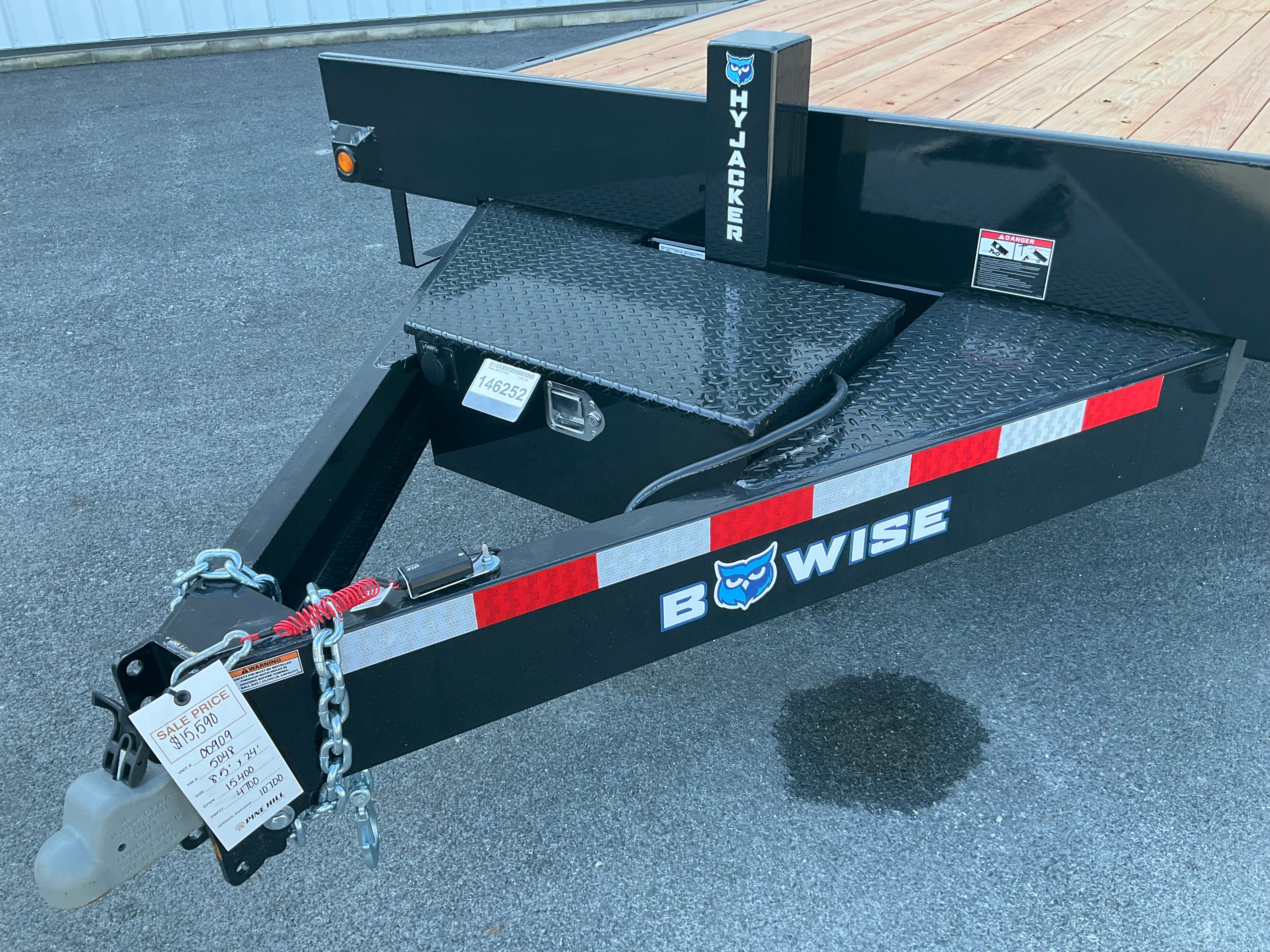2026 BWise THD24-15 Deckover 15.4K/17.6K THD Full Deck & THDS Split Deck Trailer (SKU-00909) - Image 8