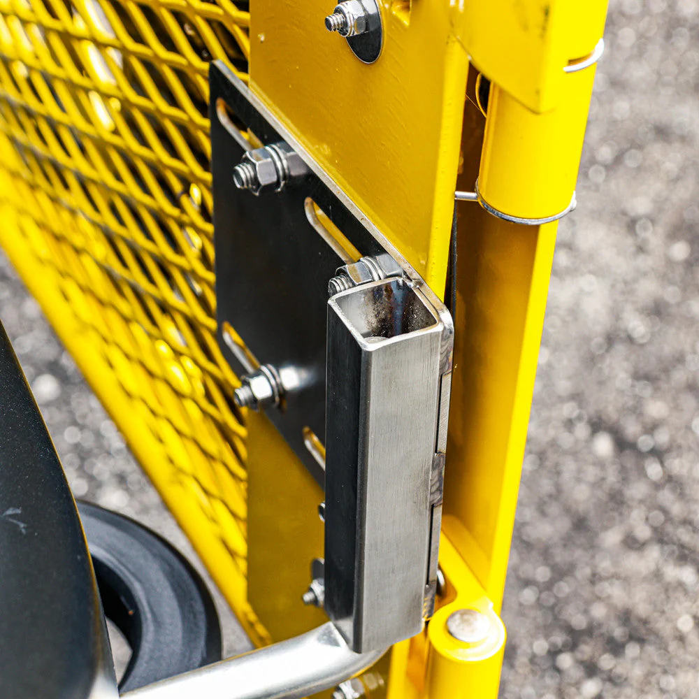 18" x 84" Aluminum Mesh Oversize Load Single Sided Folding Sign (Vertical Hinge) - Image 4