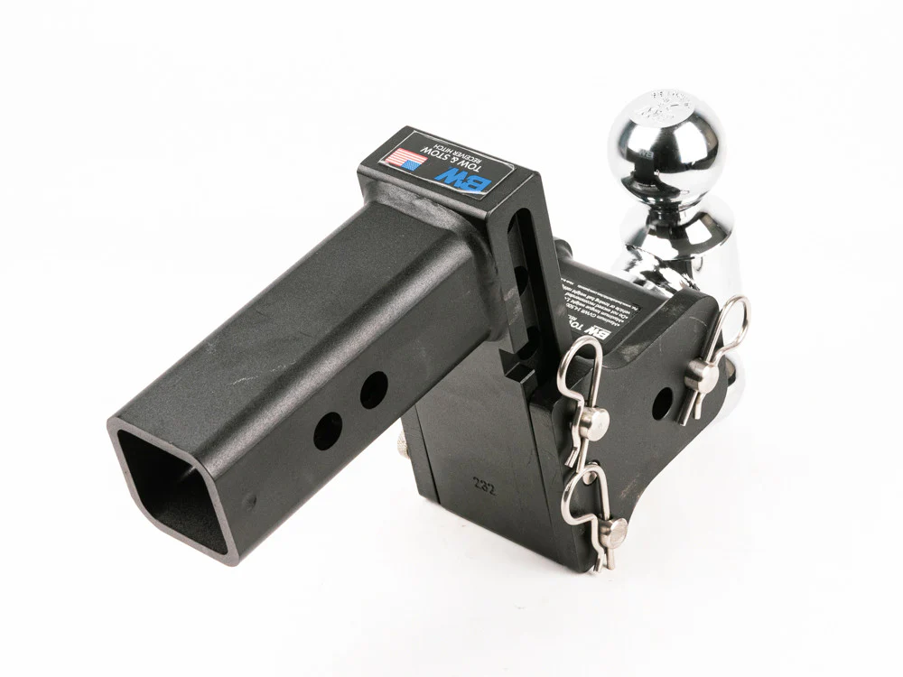 B&W Tow and Stow Ball Mount-Dual Ball (2" & 2 5/16") 2.5" Mount - Image 3