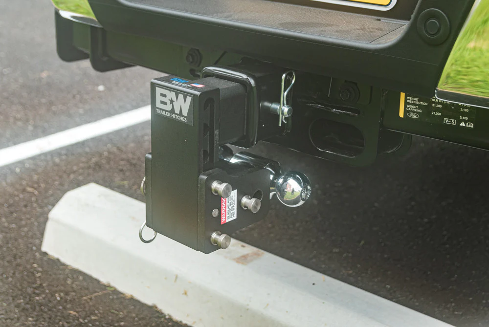 B&W Tow and Stow Ball Mount-Dual Ball (2" & 2 5/16") 2.5" Mount - Image 5