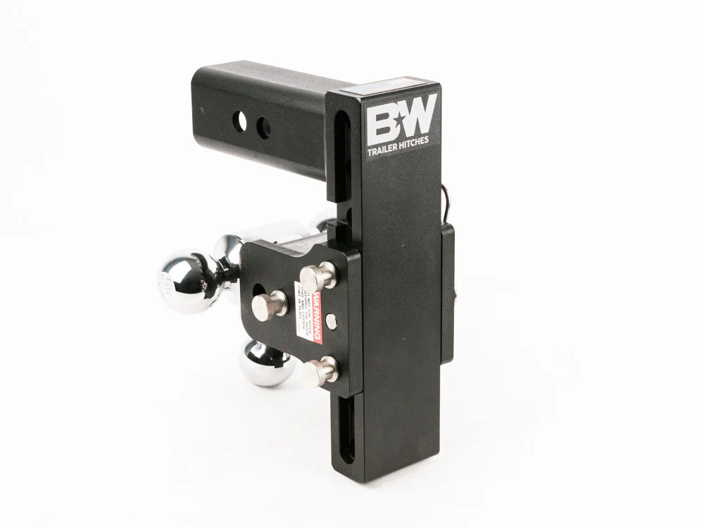 B&W Tow and Stow Ball Mount-Tri-Ball (1 7/8", 2" & 2 5/16")-2.5" Receiver - Image 3