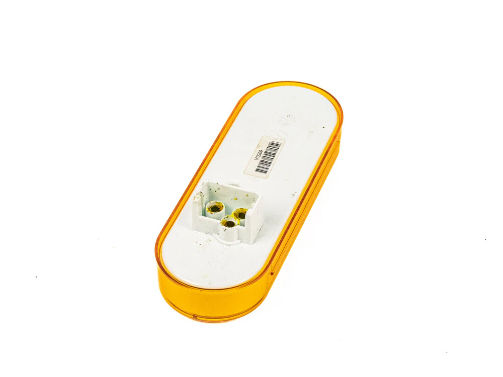 6" Amber Oval Tail Light - Image 2