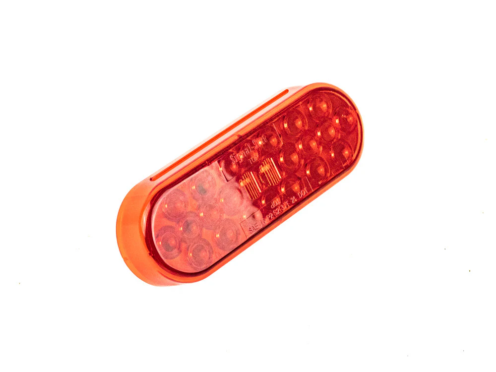6" Red Oval LED Tail Light