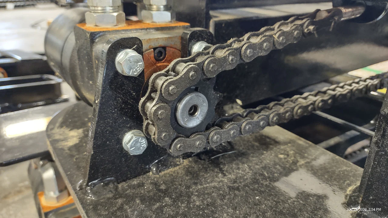 50BS10H-1" Sprocket for the Hydraulic Carrier Motor - Image 4