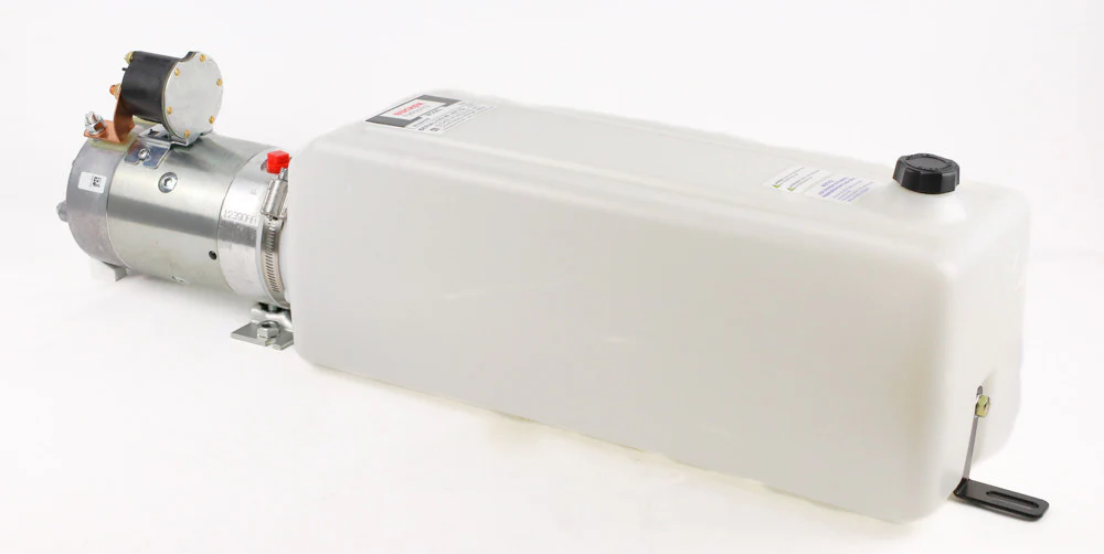12 Volt Monarch Hydraulic Pump with Poly Tank - Image 2