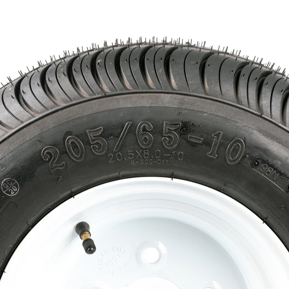 205/65-10 (20.5x8-10)  Sideway Replacement Tire and Wheel with Load Range E - Image 4