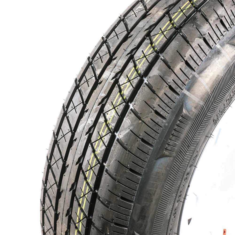 ST205/75R15 Load Range D on a White Spoke Wheel - Image 4
